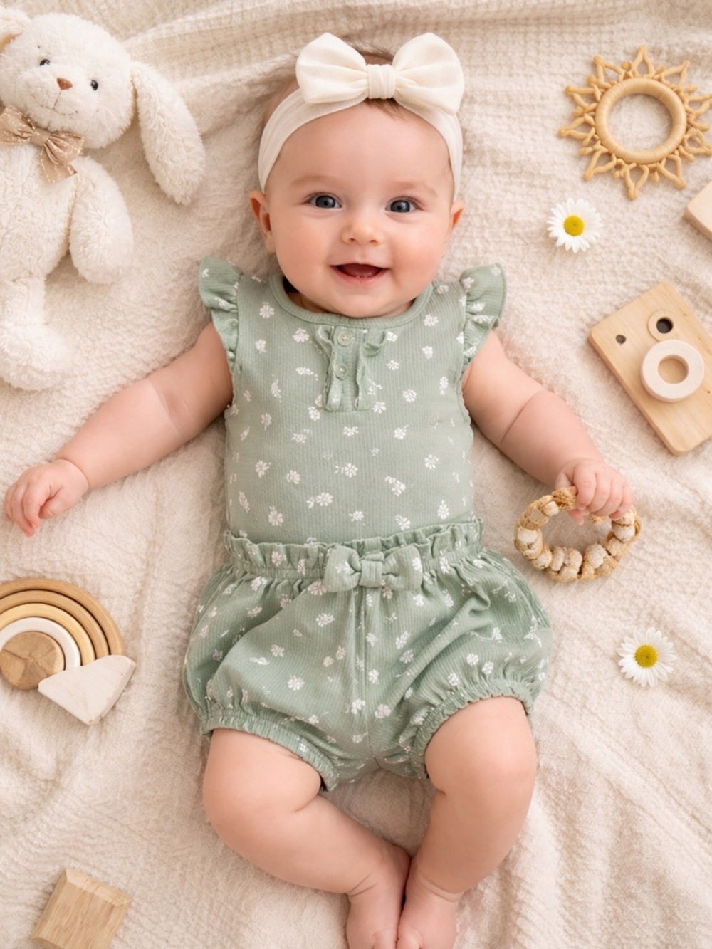 Millie & Myles Bodysuit w/ Shorts - 3-6 months   Like New